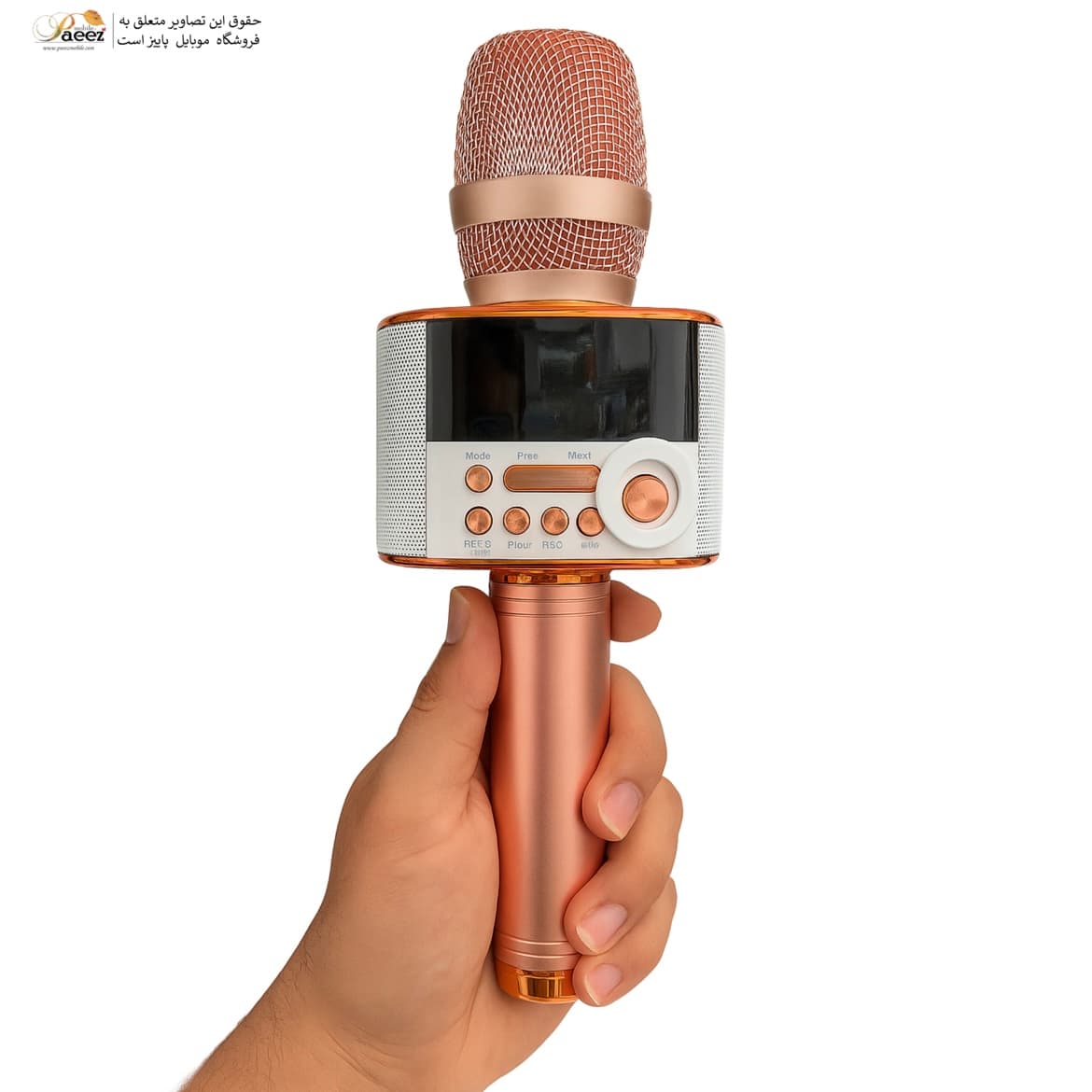 میکروفن بی‌سیم بلوتوثی مدل D10 – کارائوکه حرفه‌ای — تصویر ۷