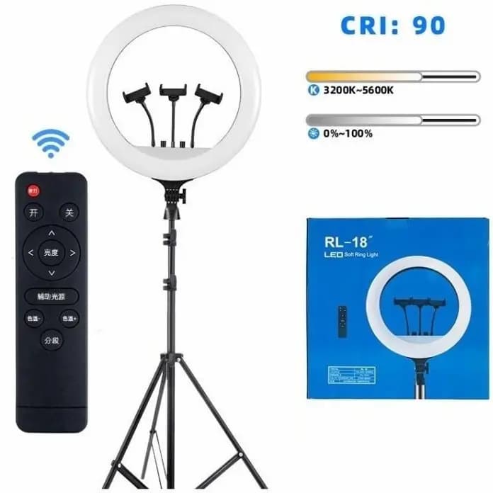 رینگ لایت RL-18 اورجینال 55 وات 18 اینچ (بدون سه پایه)