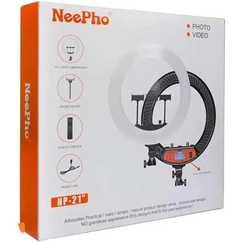 رینگ لایت 21 اینچ NeePho مدل NP-21 — تصویر ۸