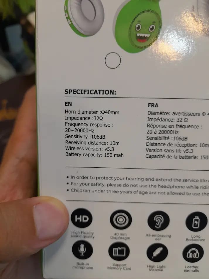 هدفون عروسکی Monsters MSL-825 — تصویر ۳