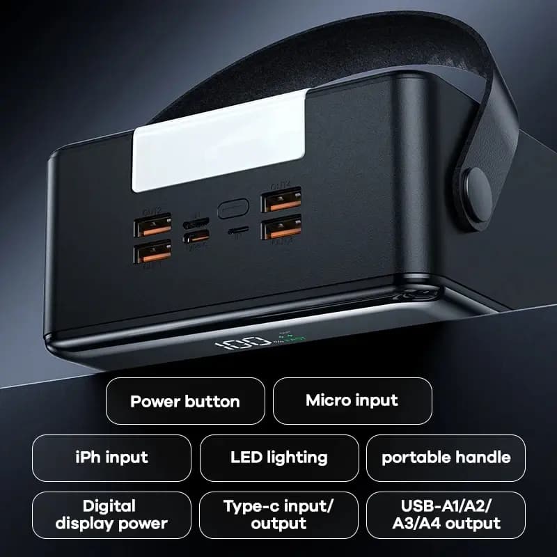 پاوربانک 27 وات ریمکس مدل FP-1 27W ظرفیت 100000 میلی آمپر ساعت — تصویر ۴