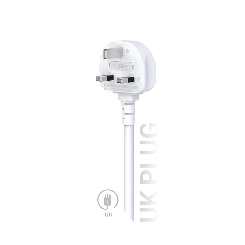 چندراهی برق هیسکا مدل CH-5517EU با کابل ۲ متری و شارژر USB — تصویر ۱۱