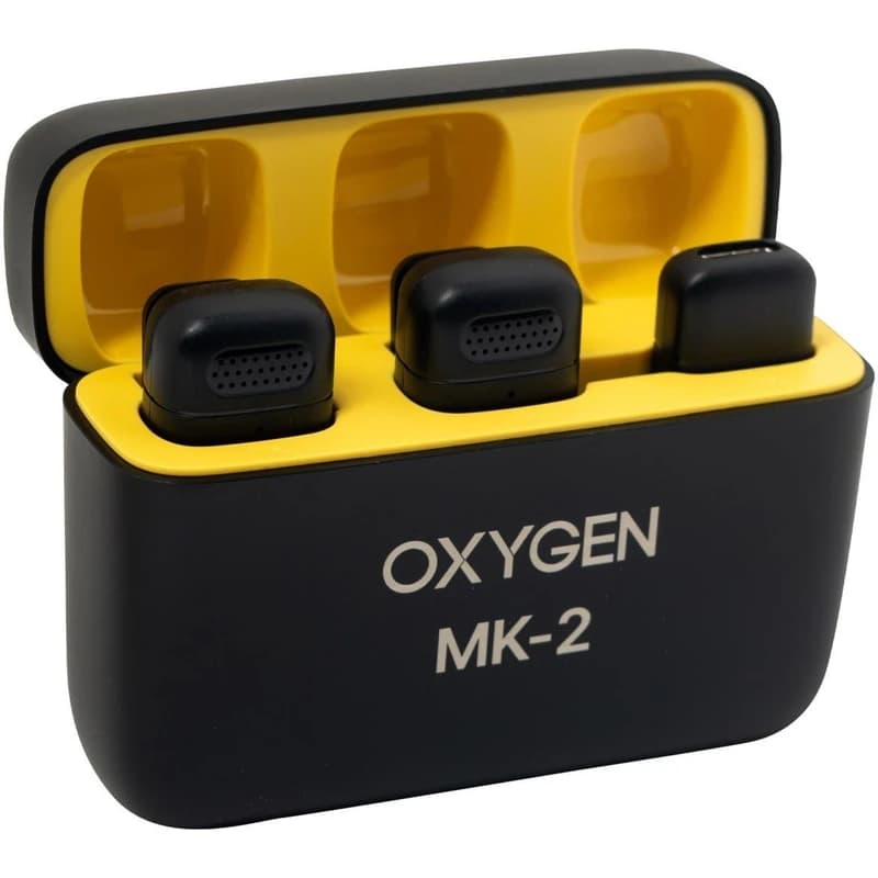 میکروفون یقه ای بی سیم اکسیژن مدل MK-2 دو کاربره