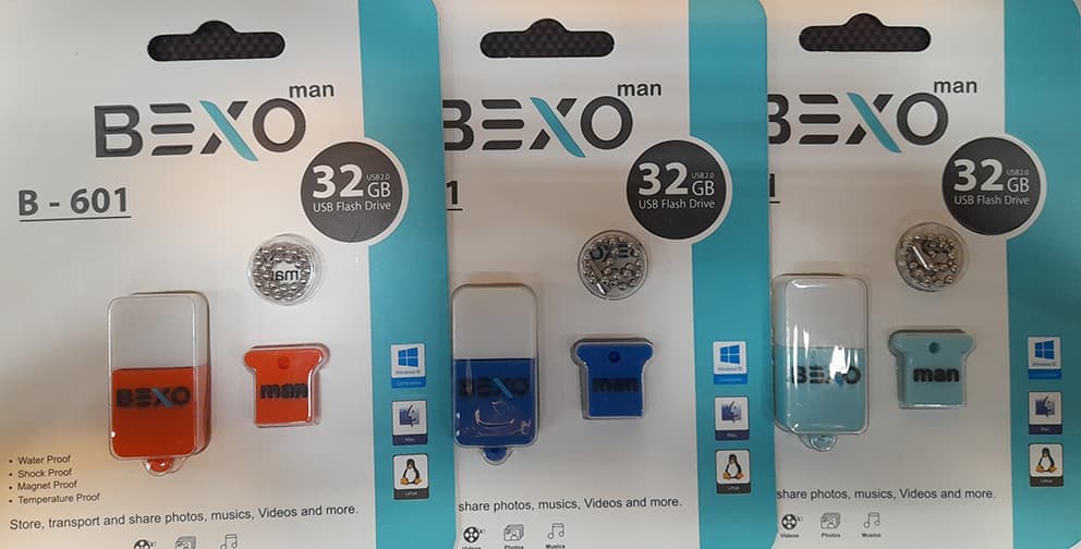 فلش مموری بکسو مدل B-600 ظرفیت 32 گیگابایت USB 2.0 طرحدار بدنه سیلیکونی — تصویر ۵