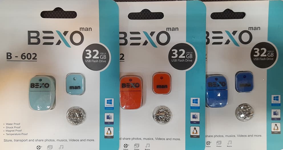 فلش مموری بکسو مدل B-600 ظرفیت 32 گیگابایت USB 2.0 طرحدار بدنه سیلیکونی — تصویر ۷