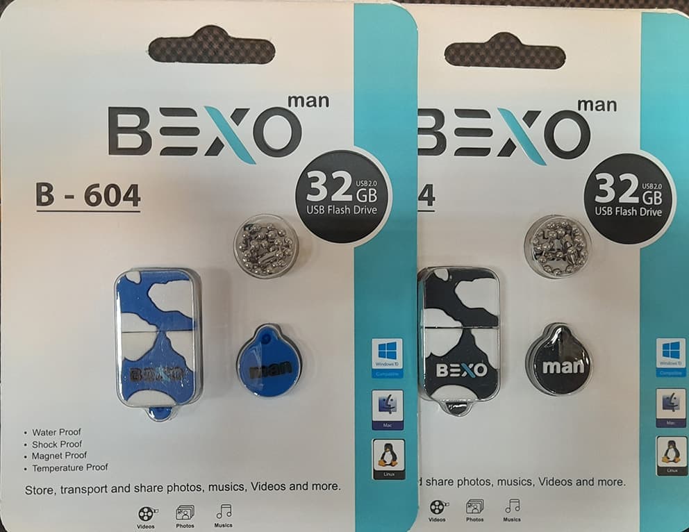 فلش مموری بکسو مدل B-600 ظرفیت 32 گیگابایت USB 2.0 طرحدار بدنه سیلیکونی — تصویر ۹