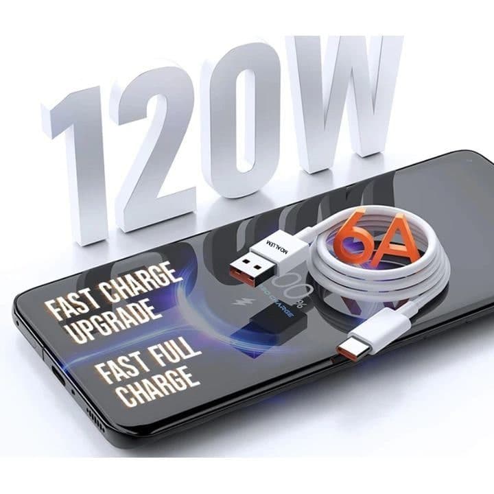 کابل شارژ +Note13PRO شیائومی مدل 120W(اورجینال شرکت معلم نوین) — تصویر ۵