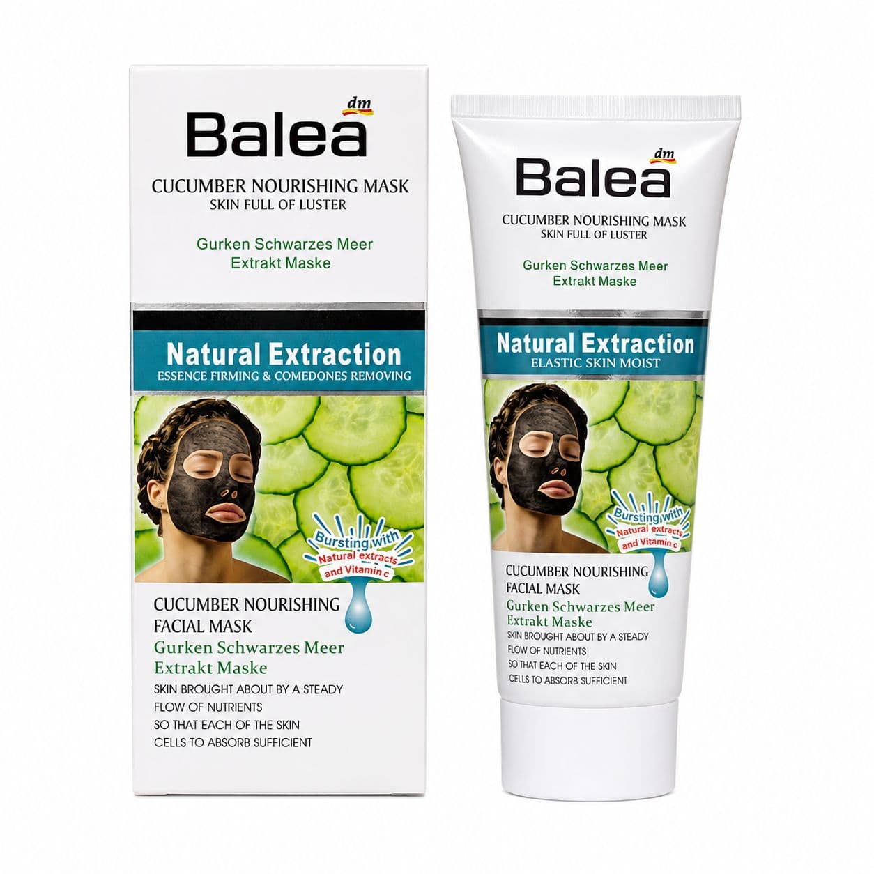 ماسک صورت باله آ Balea راز شادابی و درخشش فوری پوست — تصویر ۳