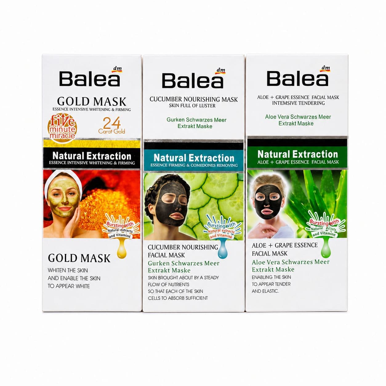 ماسک صورت باله آ Balea راز شادابی و درخشش فوری پوست