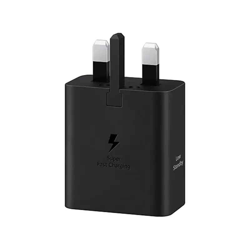 شارژر دیواری ۴۵ وات سامسونگ مدل EP-T4511 به همراه کابل دو سر تایپ سی اورجینال — تصویر ۳