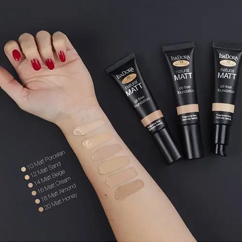 کرم پودر ایزادورا مدل Natural Matt — تصویر ۸