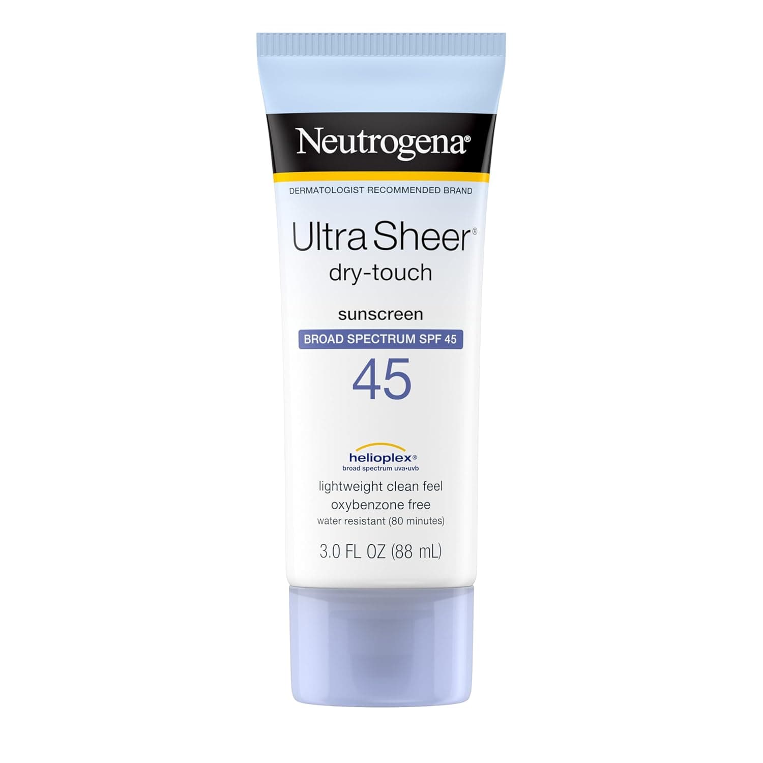 ضد آفتاب نوتروژینا اولترا شیر مدل Dry-Touch SPF 45