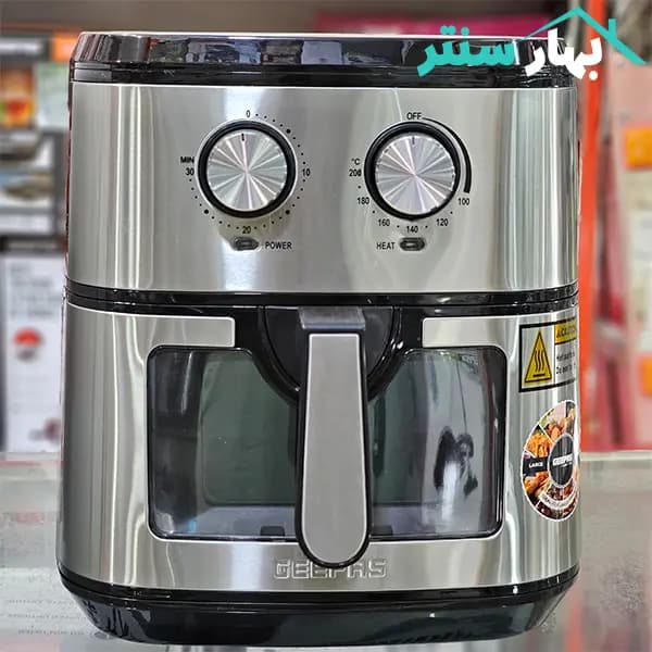 سرخ کن بدون روغن 9 لیتر جیپاس مدل GAF37542 — تصویر ۵