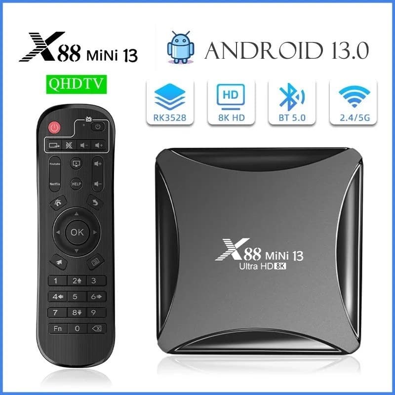 اندروید باکس ایکس 88 مدل 64/4GB Mini13 Ultra 8K — تصویر ۴