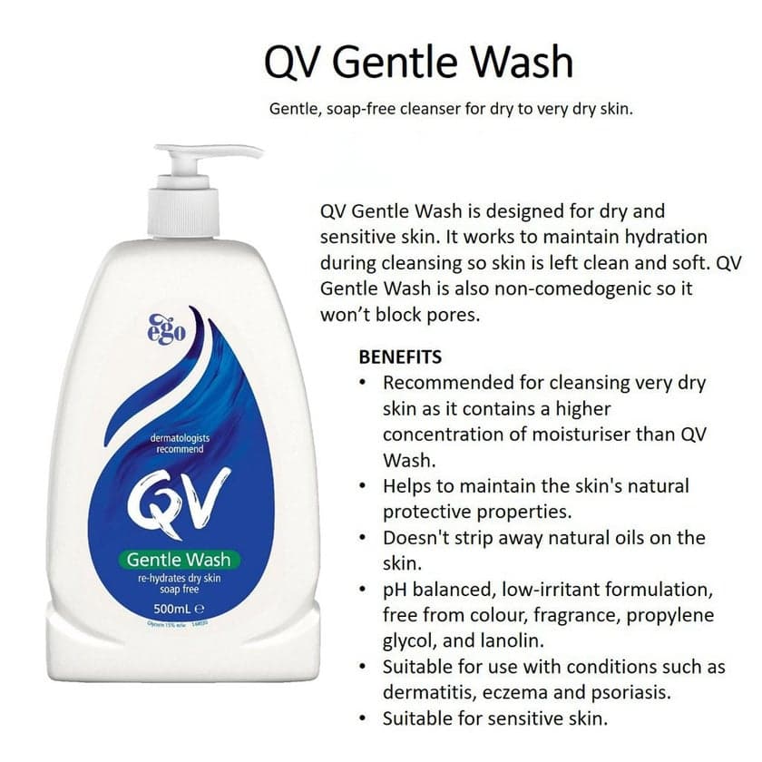 شوینده پوست خشک و حساس جنتل واش کیووی Gentle Wash — تصویر ۱۰