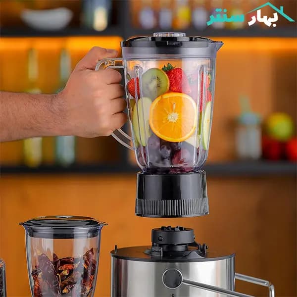 آب میوه گیر چهار کاره جیپاس مدل GSB44016 — تصویر ۵