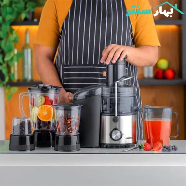 آب میوه گیر چهار کاره جیپاس مدل GSB44016 — تصویر ۷