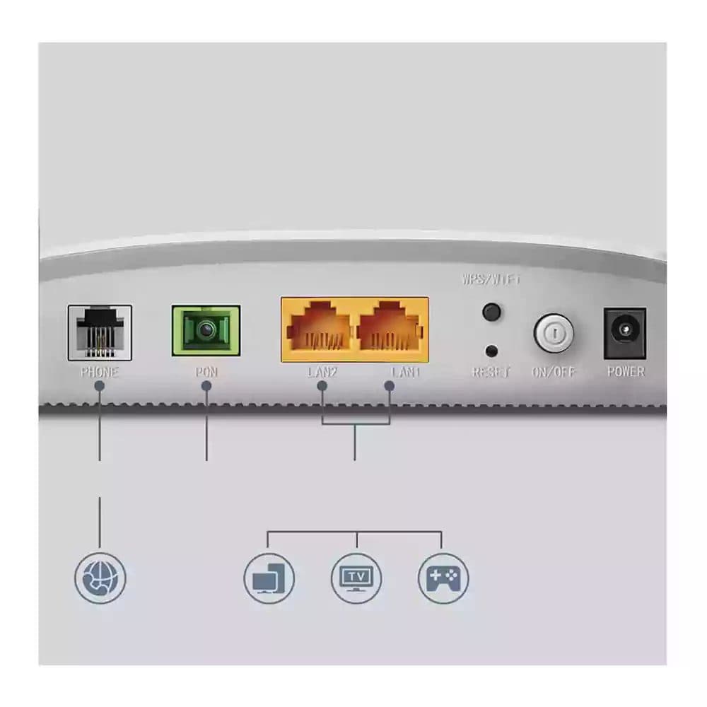 مودم روتر فیبر نوری بیسیم و گیگابیت N300 تی پی لینک مدل XN020-G3v — تصویر ۱۲