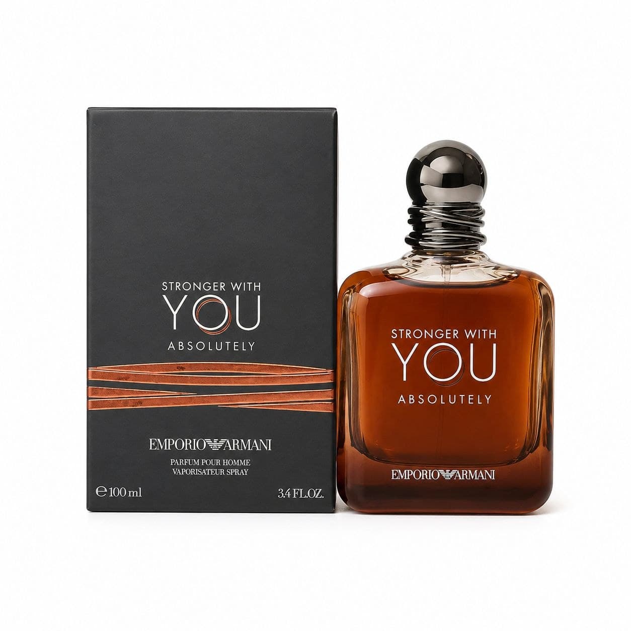 عطر امپریو آرمانی استرانگر ویت یو ابسولوتلی مردانه | حجم 100 میل — تصویر ۵