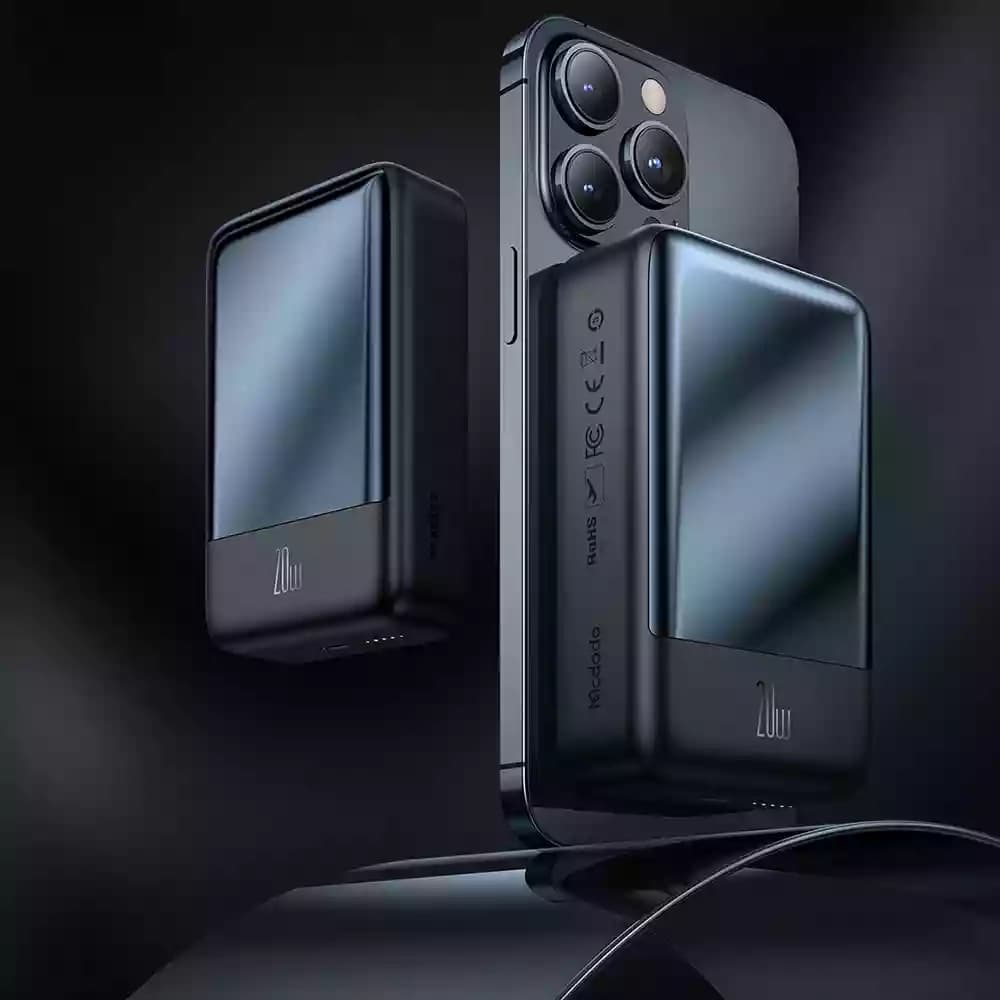 پاور بانک بی سیم مک دودو مدل MC-502 با ظرفیت 20000 میلی آمپر ساعت — تصویر ۹