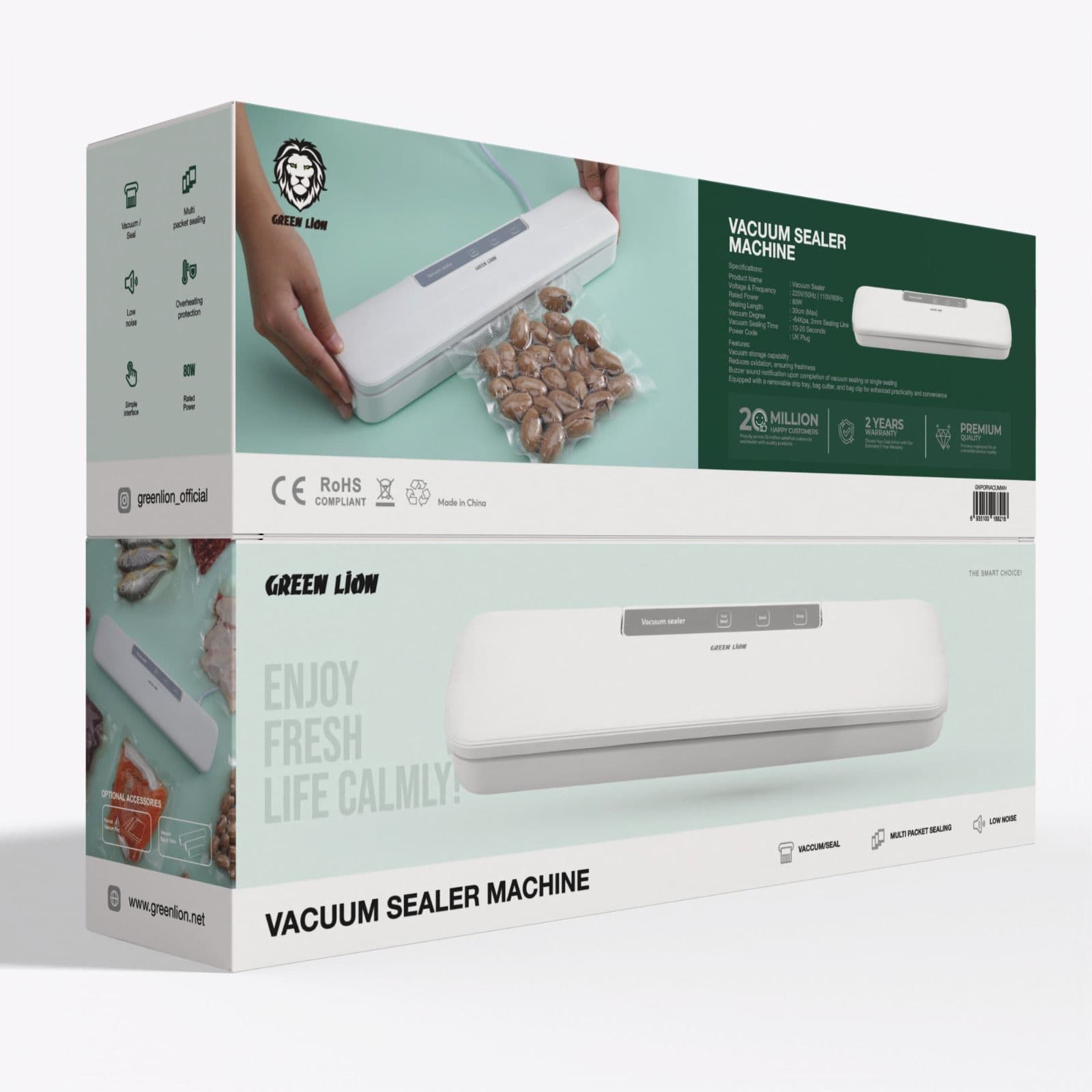 دستگاه سیلر وکیوم گرین لاین Vacuum Sealer
