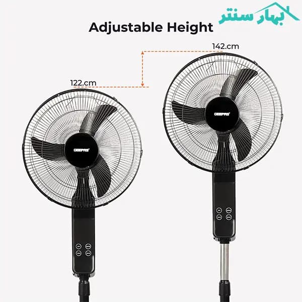 پنکه ایستاده جیپاس مدل GF9466N — تصویر ۴