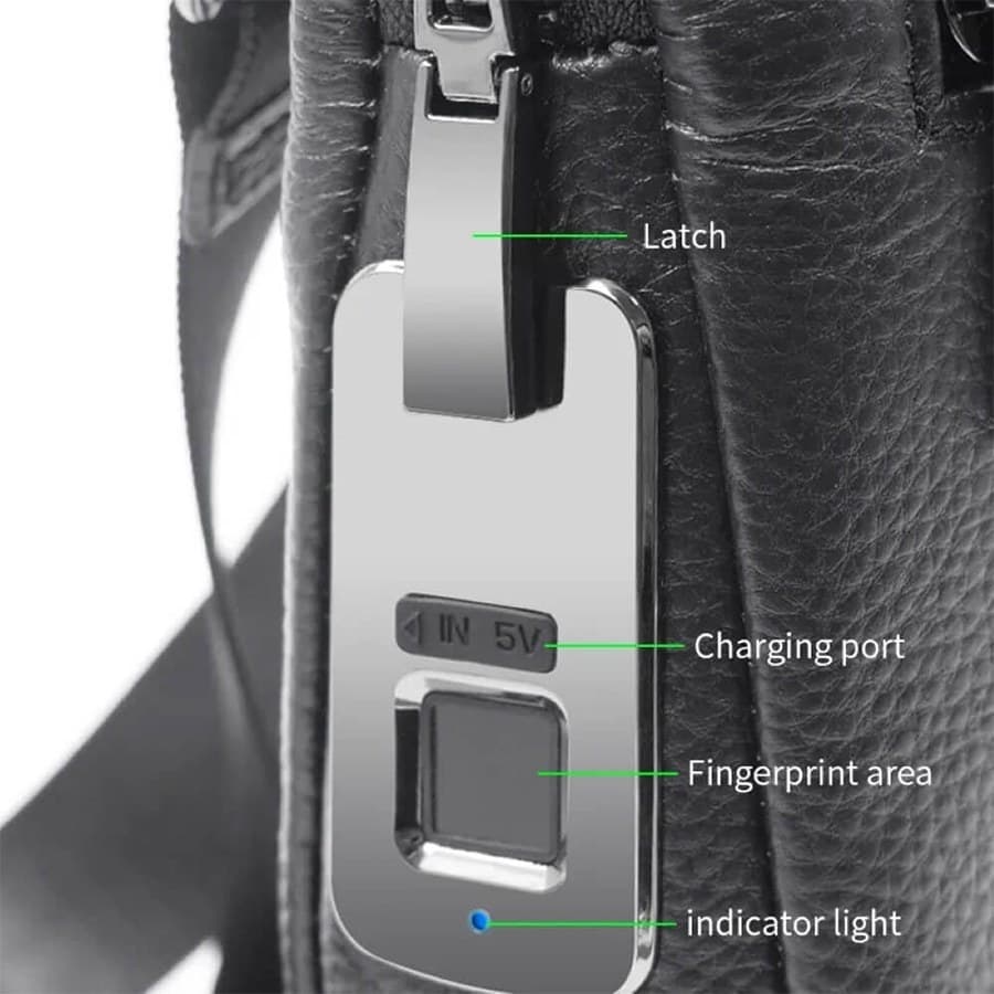 کيف اثر انگشت هوشمند گرین لاین مدل Green Lion Fingerprint Bags FL-V2213 — تصویر ۳