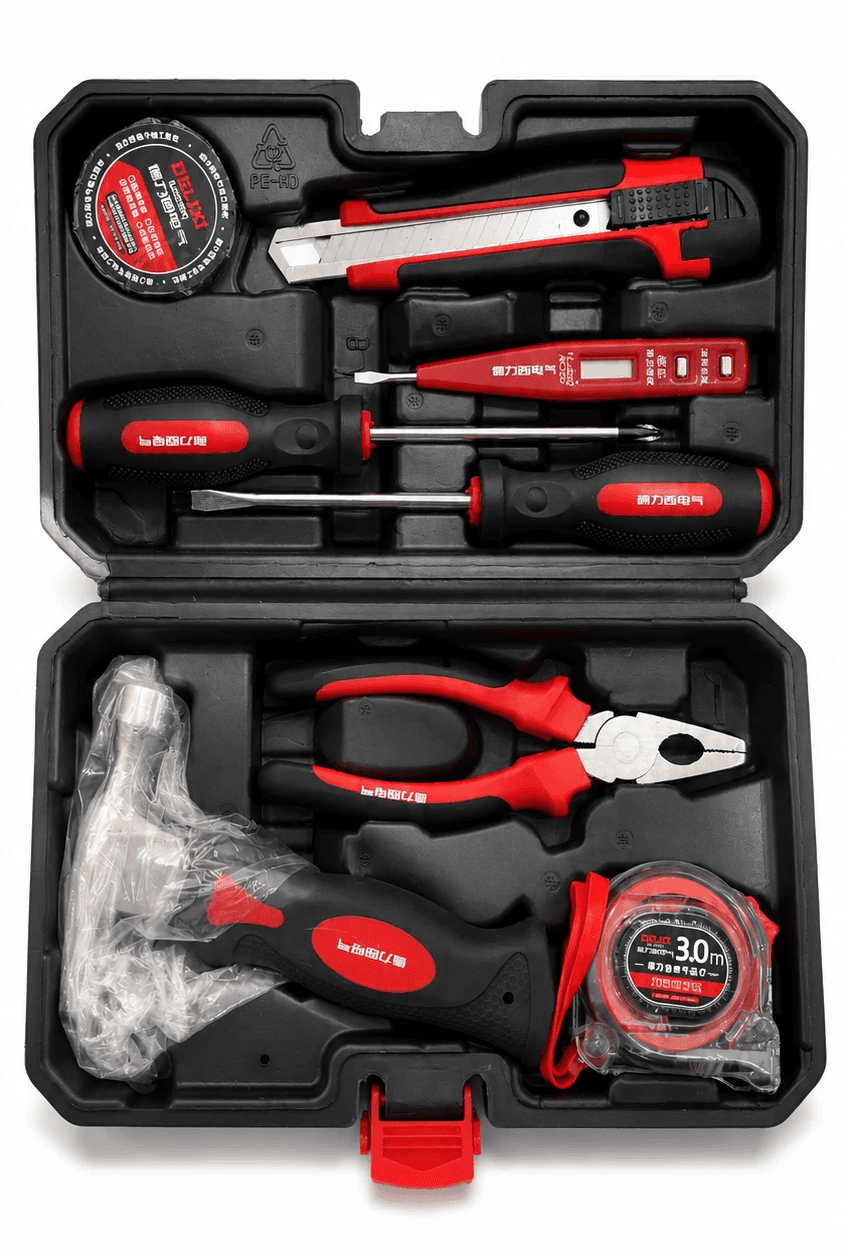 ست جعبه ابزار دستی ۸ عددی دلیکسی (Delixi Electric) مدل Home-Series