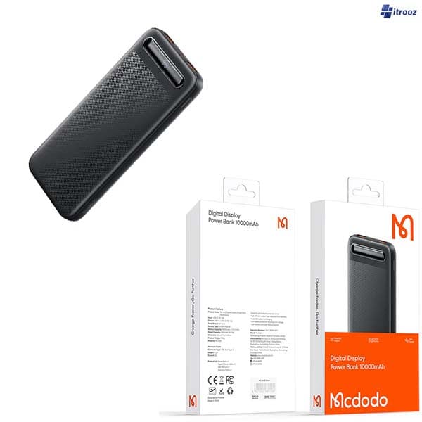 پاور بانک 30000 فست شارژ 22.5W مارک مدل Mcdodo MC-3911 — تصویر ۶