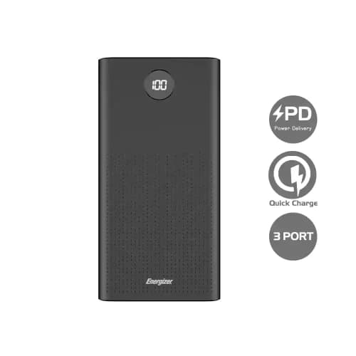 پاوربانک انرجایزر مدل UE30016PQ ظرفیت 30000 میلی آمپر ساعت ا power bank energizer 30016pq
