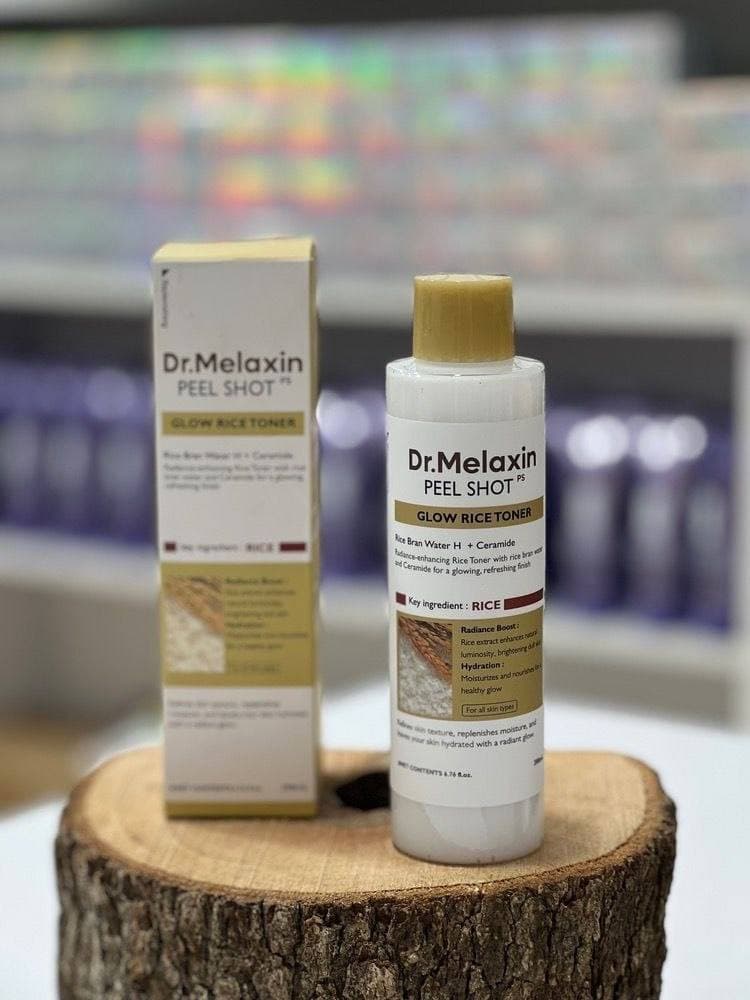 تونر پیل شات برنج دکتر ملاکسین Dr. Melaxin (لایه بردار و روشن کننده پوست) — تصویر ۹