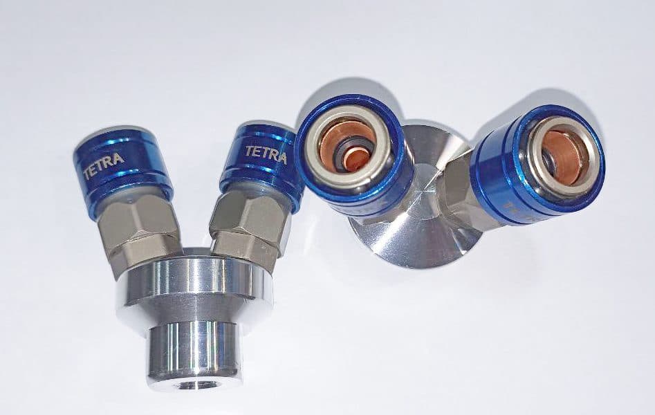 کوپلینگ دو راهی اتومات مدل SMVO 1/4 TETRA