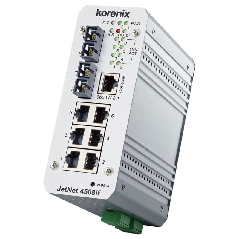 سوییچ IEC-61850 صنعتی مدیریتی 8 پورت JetNet 4508if