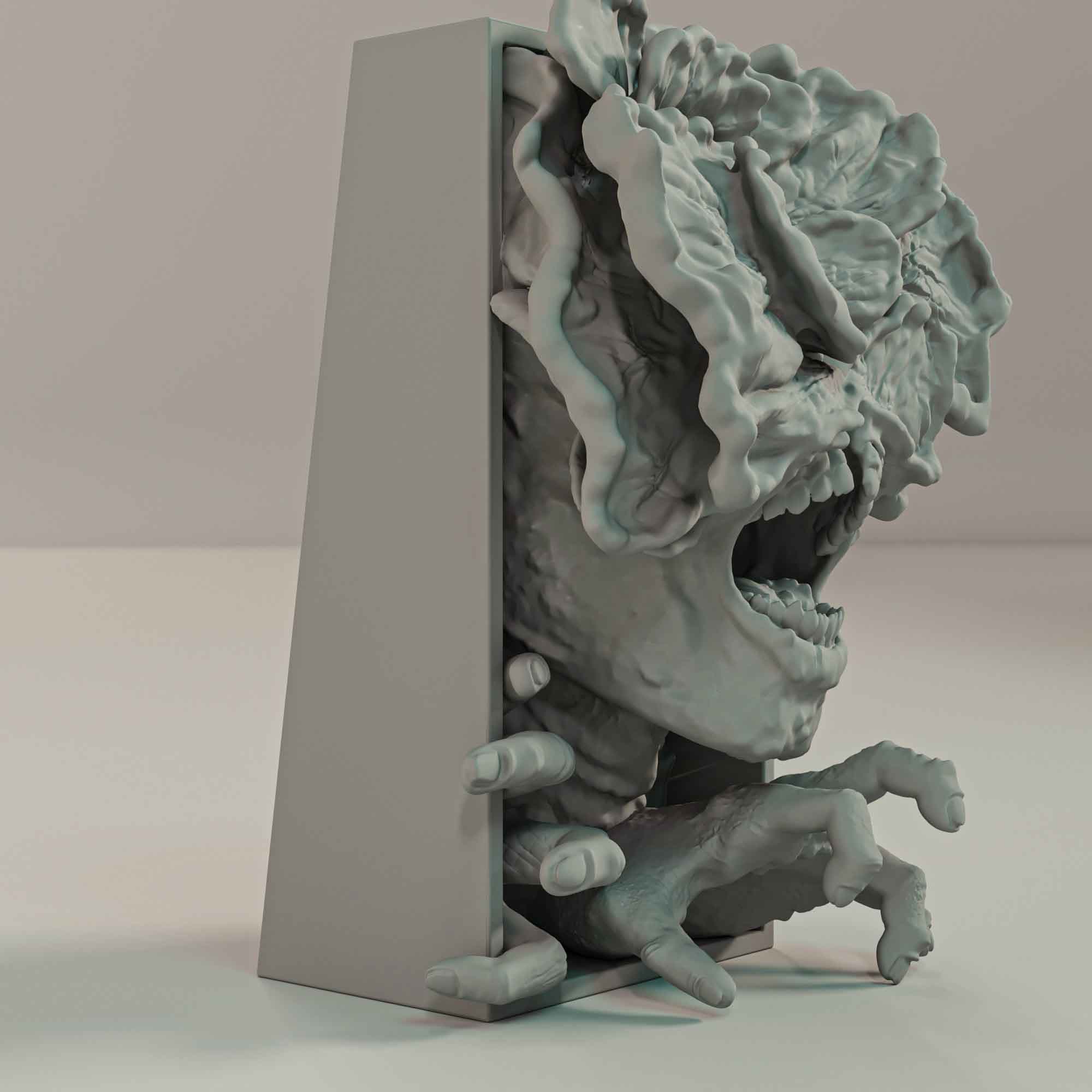 🍄🦠 بوک نوک کلیکر (Clicker Book Nook) | ارتفاع 22 سانتی‌متر | PLA+ — تصویر ۴
