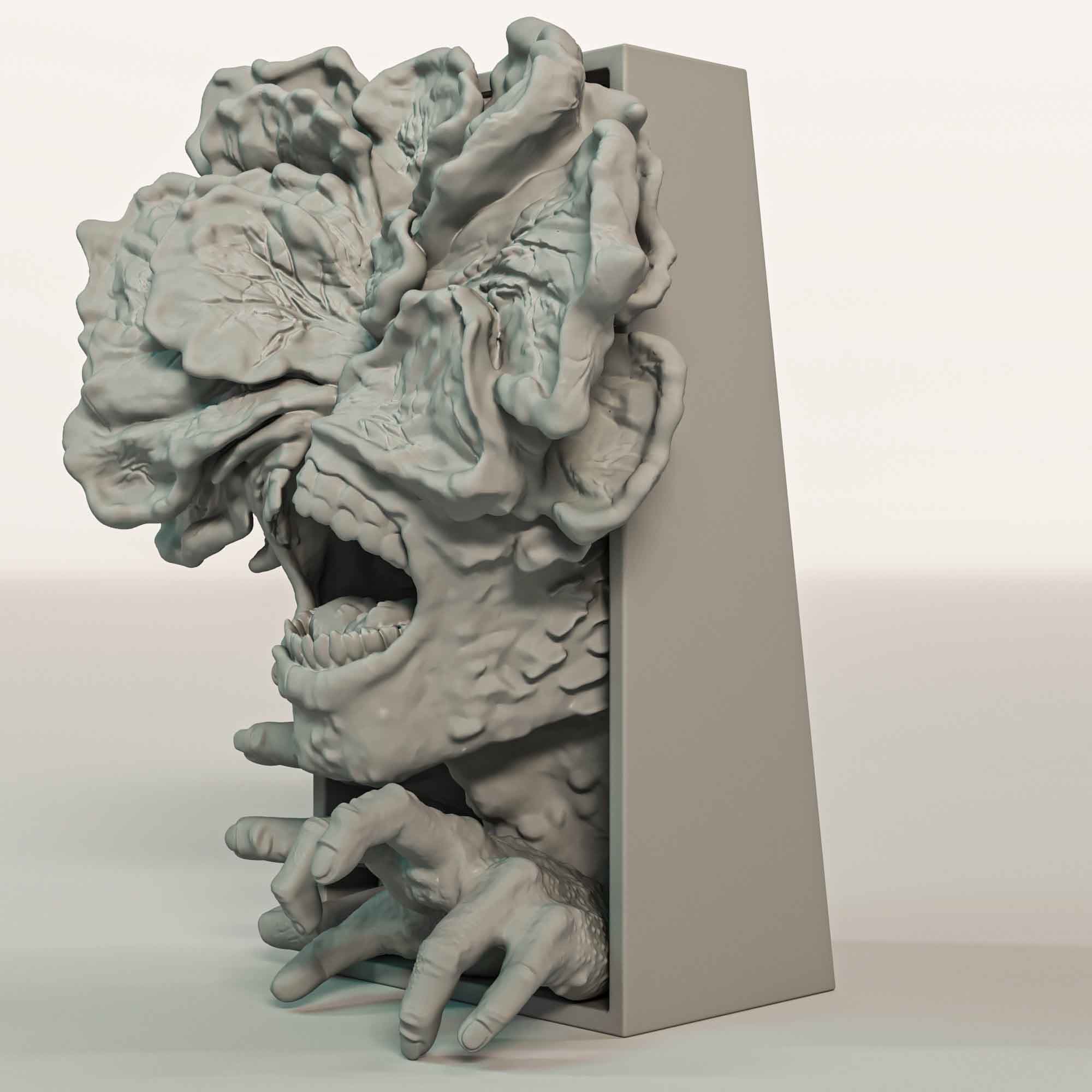 🍄🦠 بوک نوک کلیکر (Clicker Book Nook) | ارتفاع 22 سانتی‌متر | PLA+ — تصویر ۶