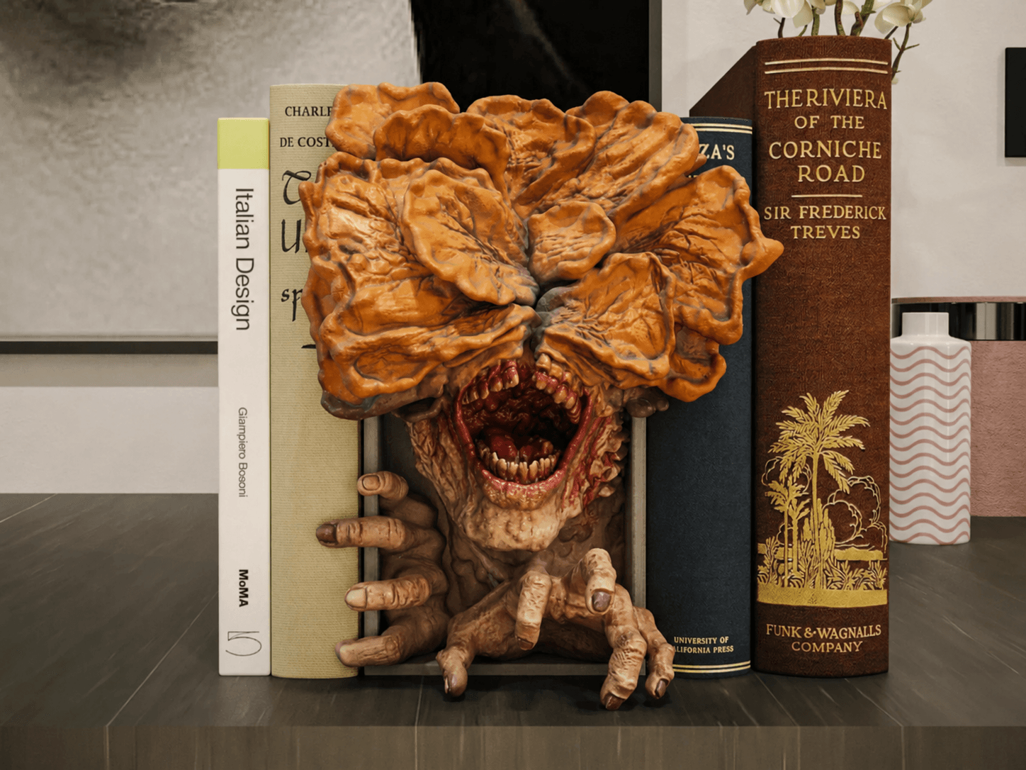 🍄🦠 بوک نوک کلیکر (Clicker Book Nook) | ارتفاع 22 سانتی‌متر | PLA+