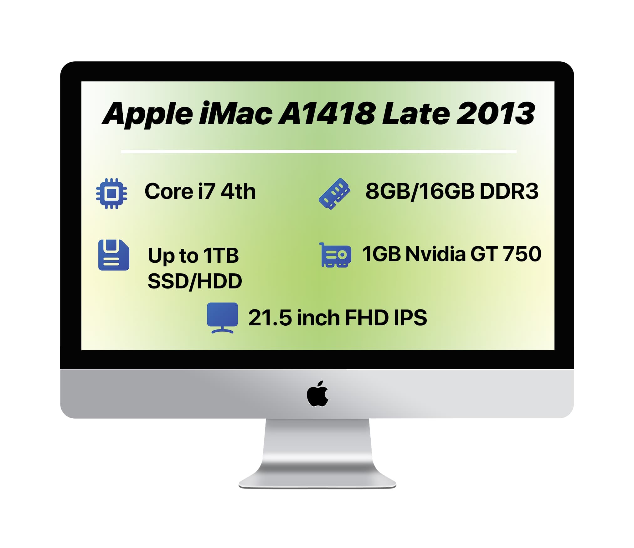Apple iMac A1418 22 inch i7 ایمک نسل 4 — تصویر ۸