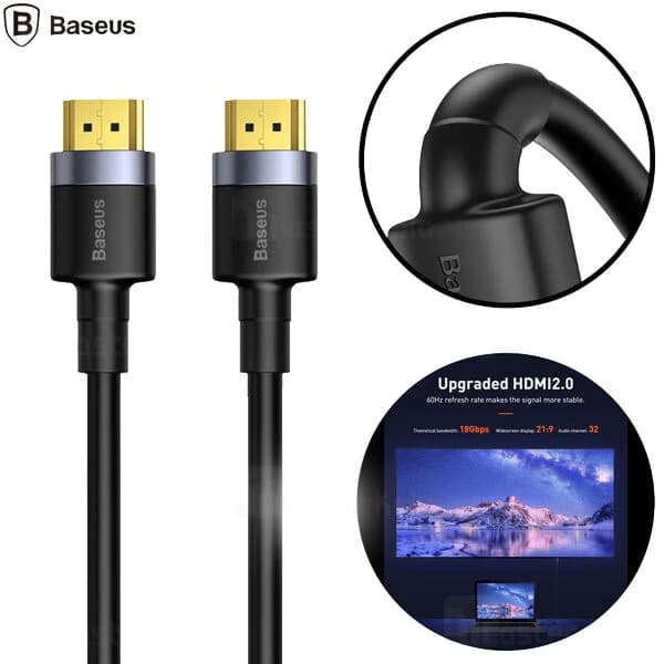 کابل HDMI باسئوس مدل CADKLF-H01 طول 5 متر 4K — تصویر ۹