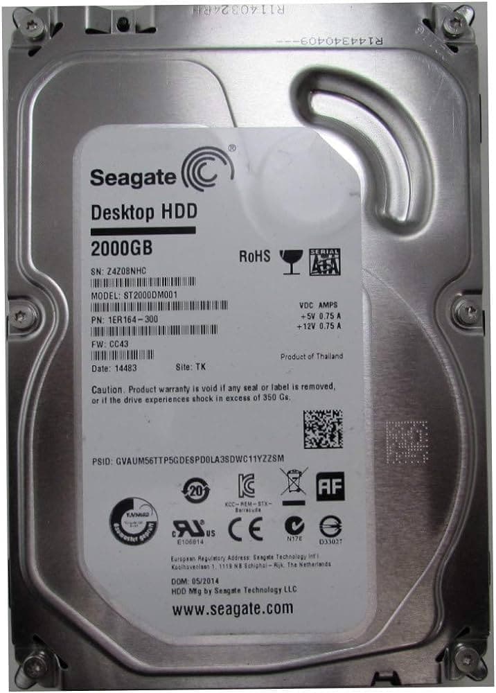 Hard Disk 3.5 inch 1TB هارد کامپیوتر