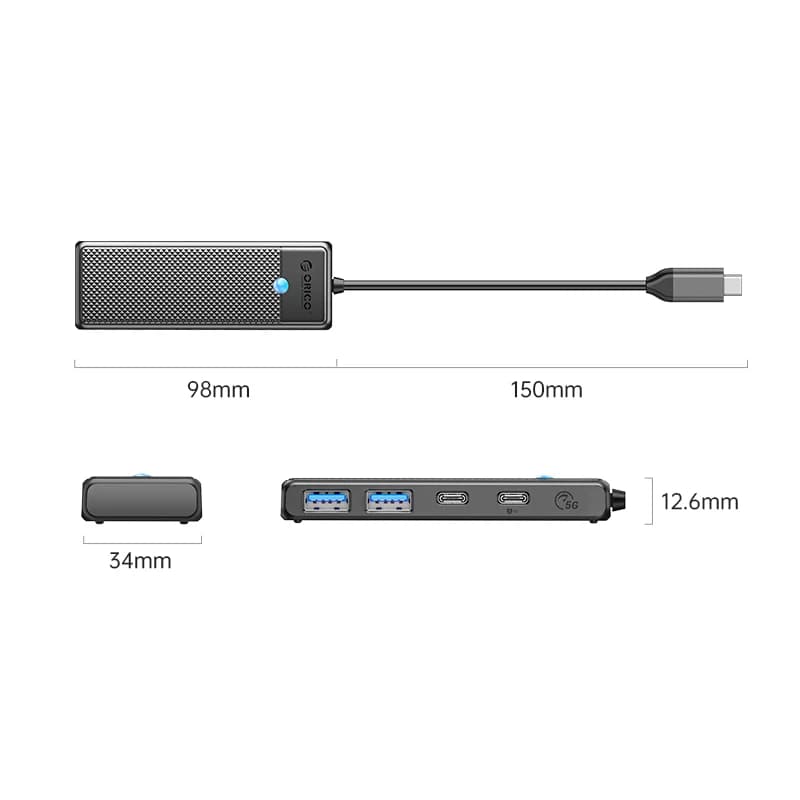 هاب USB اوریکو مدل | PAPW2AC-C3-015 — تصویر ۶