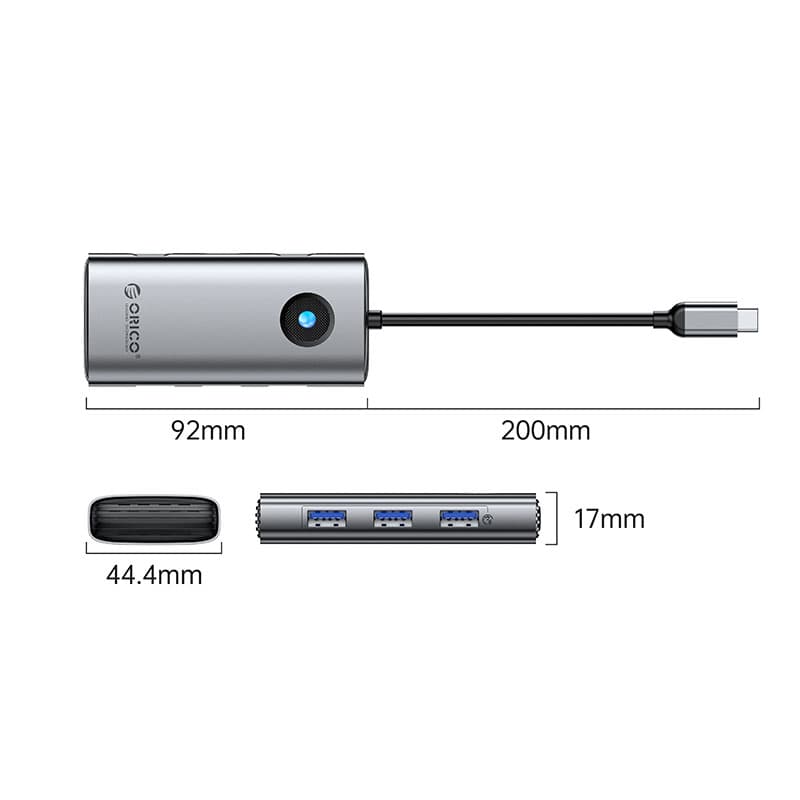هاب USB-C اوریکو | مدل PW11-6P — تصویر ۳