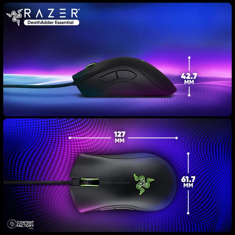 ماوس مخصوص بازی ریزر مدل DeathAdder Essential — تصویر ۳