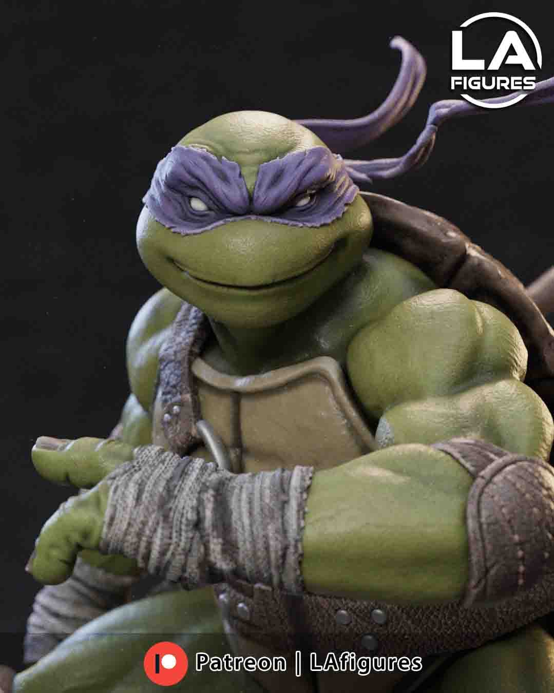 🐢🧠 فیگور دوناتلو (Donatello TMNT) – ارتفاع ۲۵ سانتیمتر | جنس PLA+ — تصویر ۶