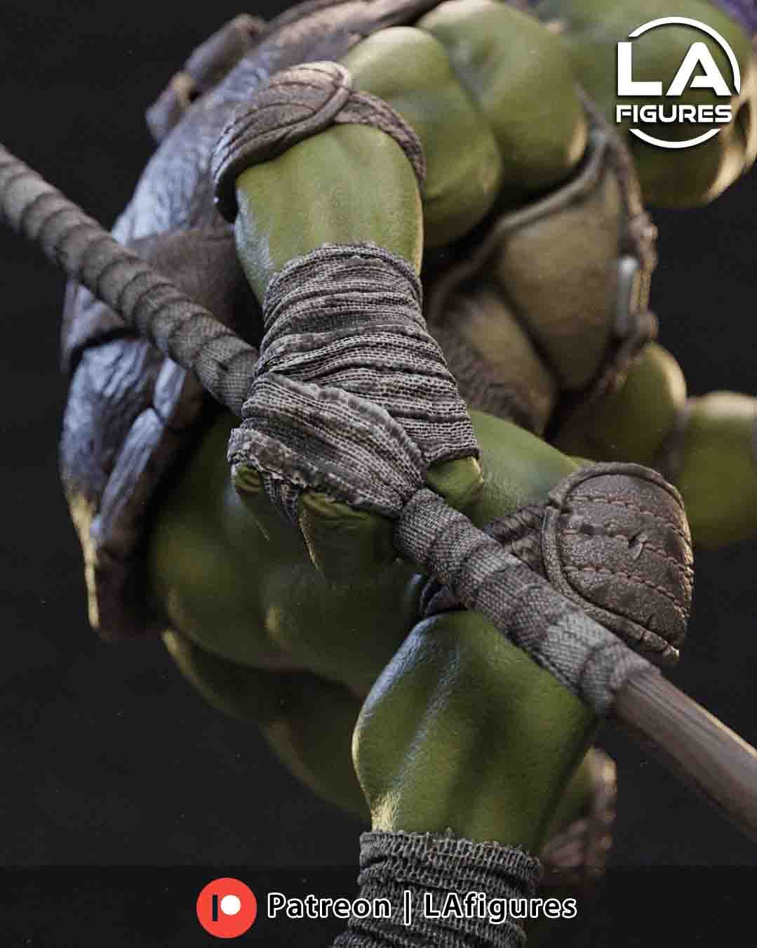 🐢🧠 فیگور دوناتلو (Donatello TMNT) – ارتفاع ۲۵ سانتیمتر | جنس PLA+ — تصویر ۸