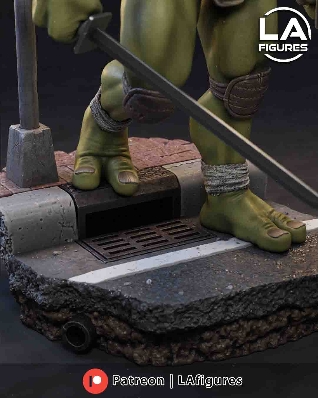 🐢⚔️ فیگور لئوناردو (Leonardo TMNT) – ارتفاع ۲۵ سانتیمتر | جنس PLA+ — تصویر ۵