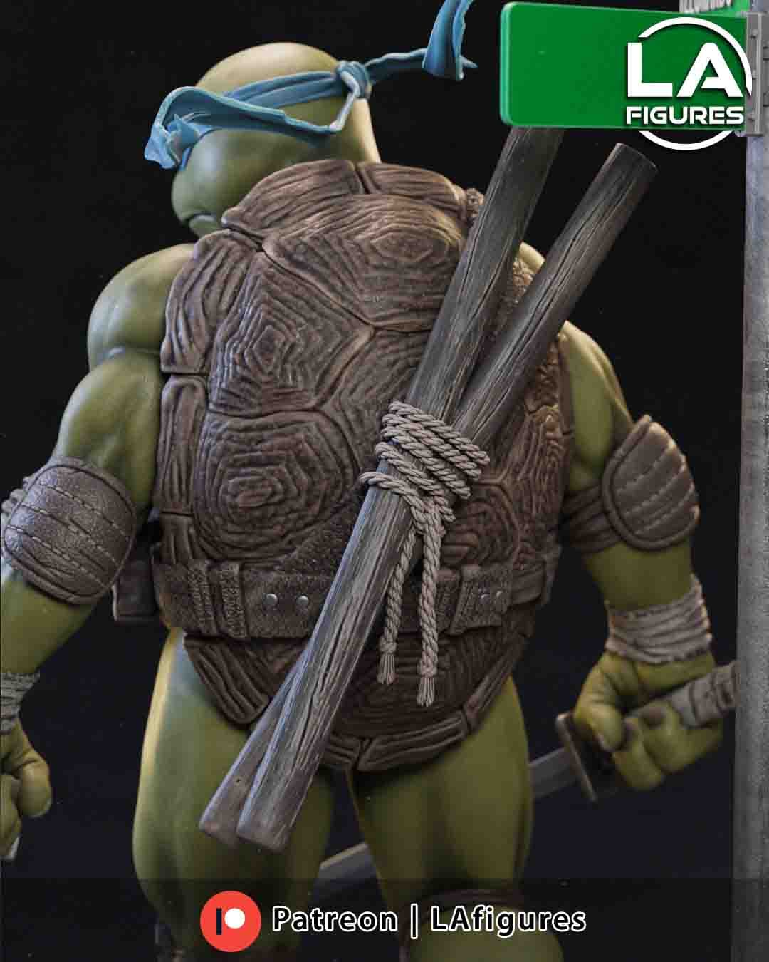 🐢⚔️ فیگور لئوناردو (Leonardo TMNT) – ارتفاع ۲۵ سانتی‌متر | جنس PLA+ — تصویر ۸
