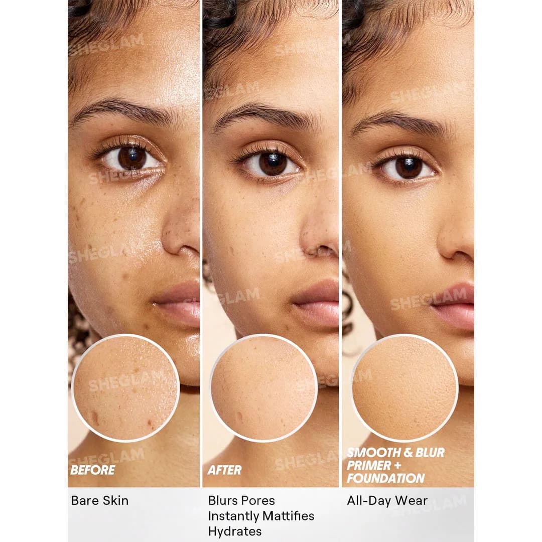 پرایمر مات و صاف کننده شیگلم مدل Smooth & Blur — تصویر ۱۱