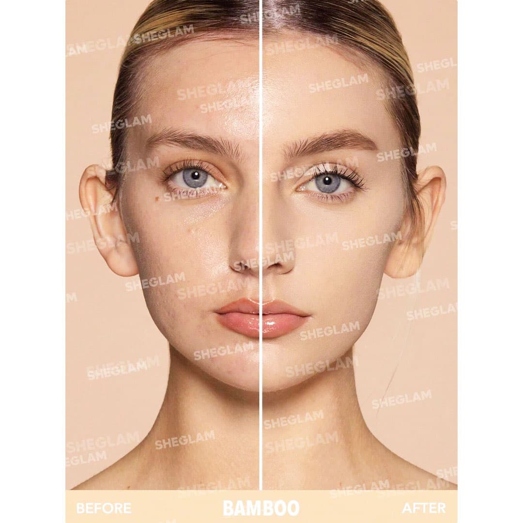 پنکک کرم پودری شیگلم رنگ Bamboo — تصویر ۸