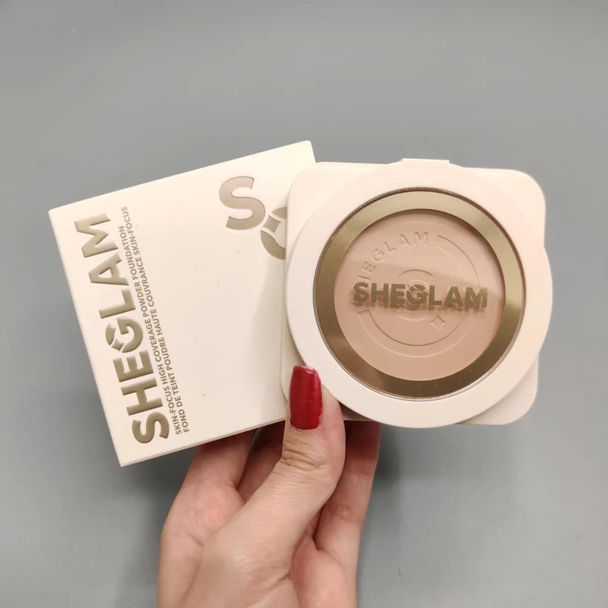 پنکک کرم پودری شیگلم رنگ Nude — تصویر ۱۲