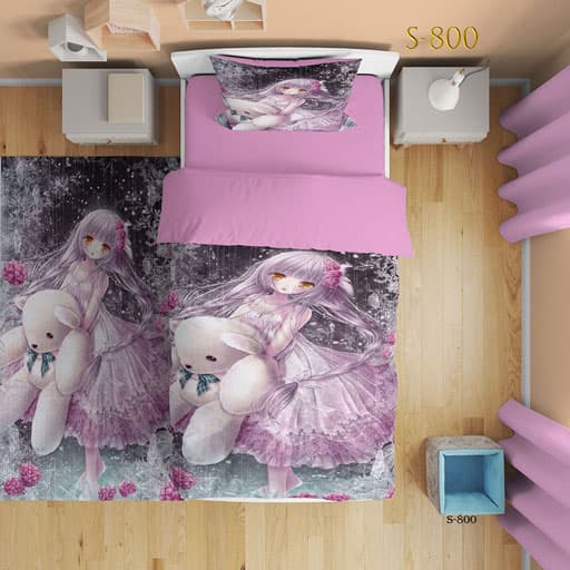 روتختی دخترانه تکنفره طرح انیمه S-800
